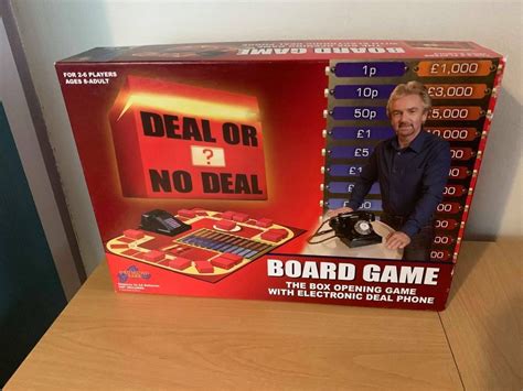 Deal or No Deal Board game-Electronic Deal Phone-Family-Red boxes #DrummondPark | Board games ...