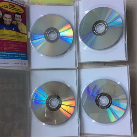 The Wiggles - 4 DVDs, Hobbies & Toys, Toys & Games on Carousell