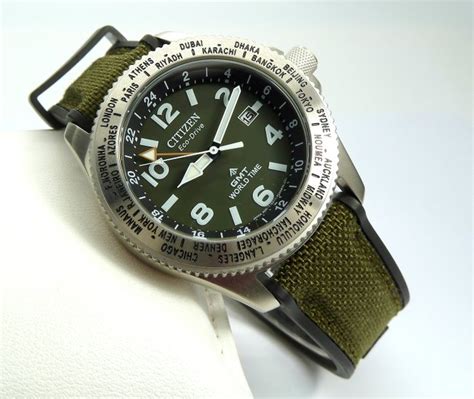 Citizen - Promaster Field Gmt Eco Drive Solare Acciaio - - Catawiki