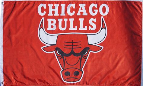 Chicago Bulls Flag-3x5FT Chicago Bull flags Banner-100% polyester ...