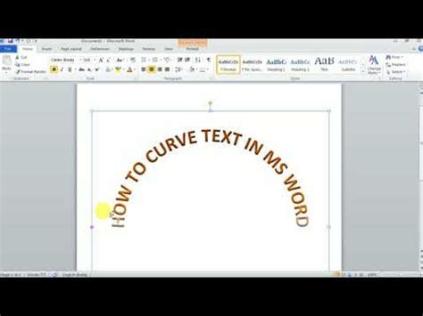 How to make a word curved in flexi 12 - powenpass