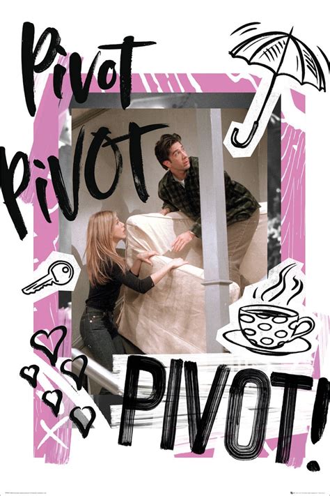 Friends Pivot Maxi Poster | Friends poster, Pivot friends, Poster prints