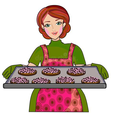 Woman Baked Cookies Stock Illustrations – 410 Woman Baked Cookies Stock Illustrations, Vectors ...