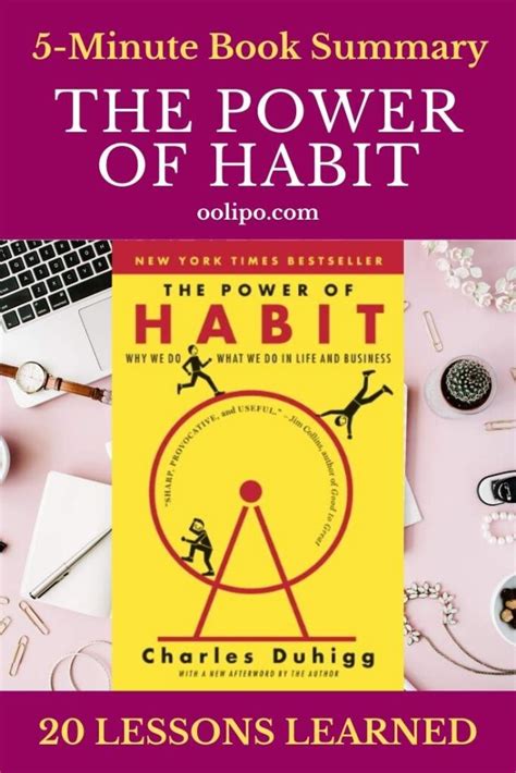 The Power of Habit Summary with 20 Lessons by Charles Duhigg & PDF