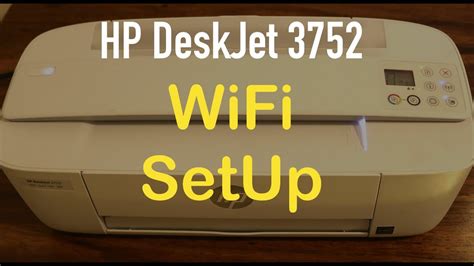 HP Deskjet 3752 WiFi SetUp !! - YouTube