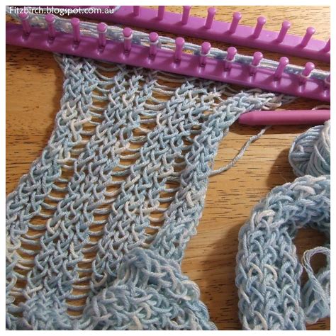 FitzBirch Crafts: Quick Loom Knit Scarf | Loom knitting scarf, Loom knitting patterns, Loom ...