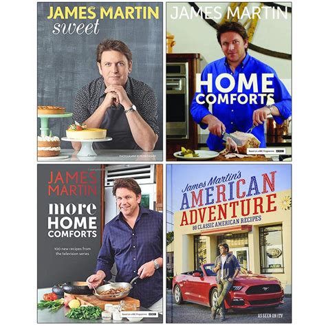 James Martin Collection 4 Books Set (Sweet, Home Comforts, More Home ...