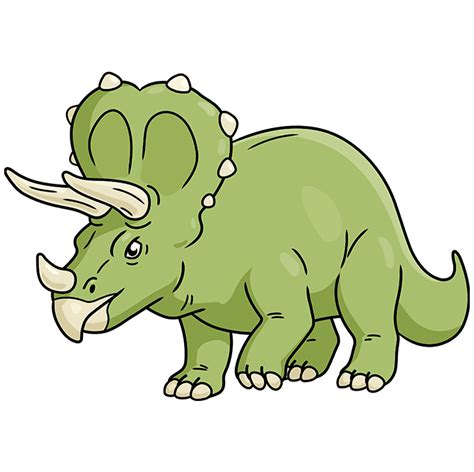 How to Draw a Triceratops - Really Easy Drawing Tutorial