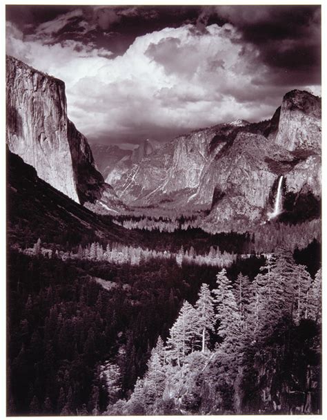 Thunderstorm, Yosemite Valley, California, Ansel Adams | Mia