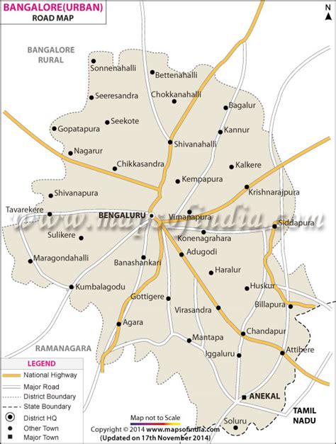 Bangalore Road Map