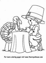Printable Pilgrim Coloring Pages sketch template