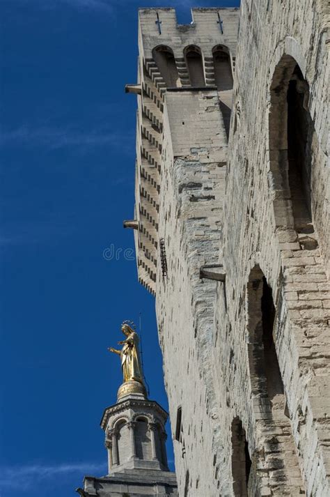 Statue Of Jesus Christ, Palace Of The Popes,Avignon Stock Image - Image ...