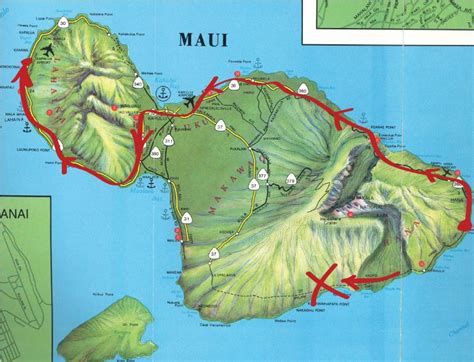 Road To Hana Map Best Stops