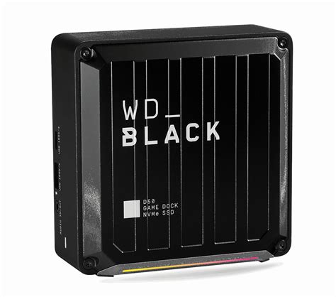 Slashcam News : Western Digital Black D50 Game Dock: Thunderbolt 3 Dock with integrated NVMe SSD