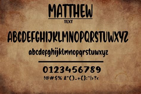 Matthew Font Free Download - FreeFontDL