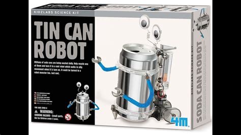 Review: 4M Tin Can Robot - YouTube