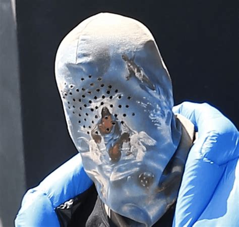 Kanye West rocks a religious-themed face covering mask - KAYA 959