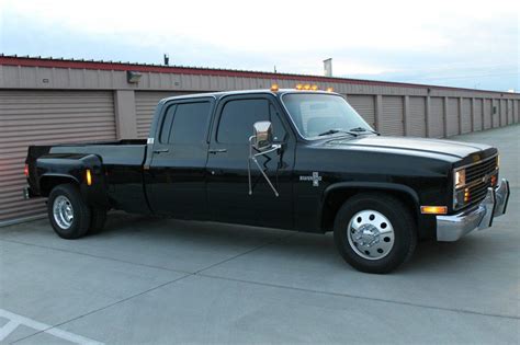 All blacked out 1984 Chevrolet C30 Silverado Crew Cab Pickup Dually (Unrestored!) for sale