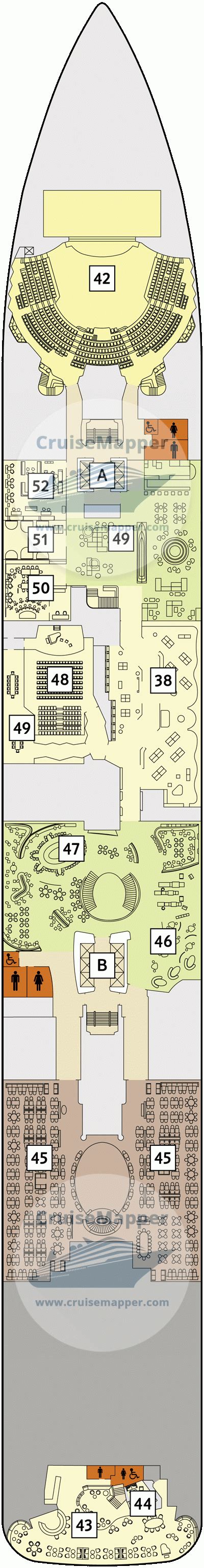 Mein Schiff 4 deck 4 plan | CruiseMapper