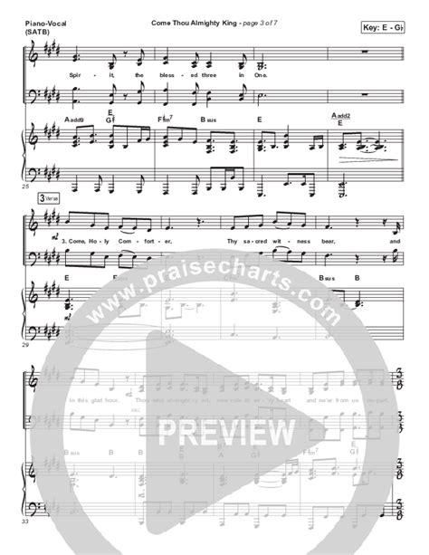 Come Thou Almighty King Sheet Music PDF (Keith & Kristyn Getty ...