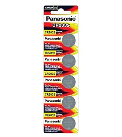 Panasonic CR2032 3V Lithium Battery 10 Batteries: Amazon.ca: Electronics