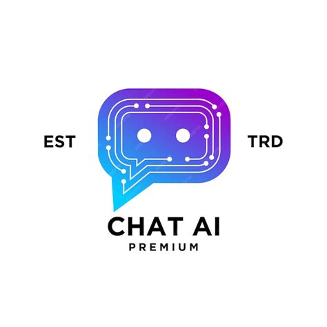 Premium Vector | Chat ai artificial intelligence initial letter icon ...