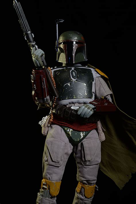 Review and photos of Deluxe Boba Fett sixth scale action figure by Hot Toys