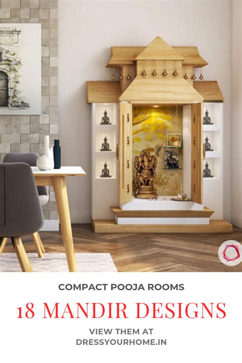 11 Pooja Room Designs For Small Apartments | Pooja room design, Room ...