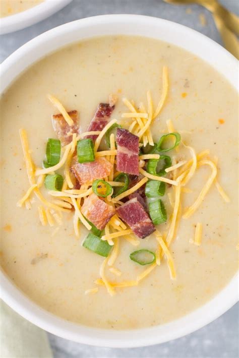 Healthy Potato Soup | The Clean Eating Couple