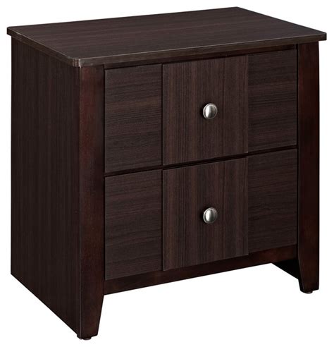 Holly Nightstand in Black - Modern - Nightstands And Bedside Tables - by LexMod