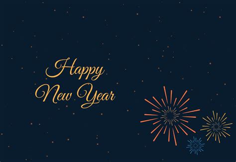 Free New Year Card Design Template - Edit Online & Download | Template.net