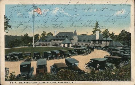 Biltmore Forest Country Club Asheville, NC Postcard