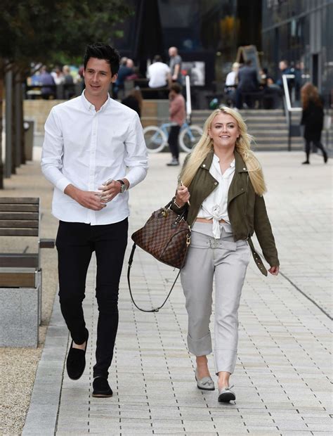 Lucy Fallon and boyfriend Tom Leech out in Manchester -19 | GotCeleb