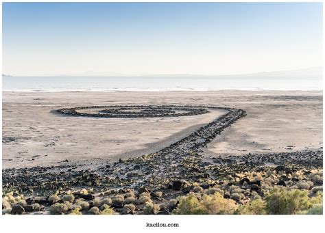 Spiral Jetty Engagement Photos | Kaci Lou Photography