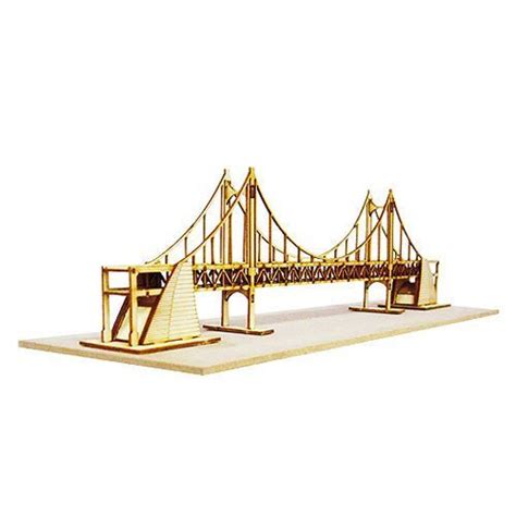 Wooden Model Bridge Kits Junior Series- Scale models Korea Bridge 2... | Wooden model kits ...