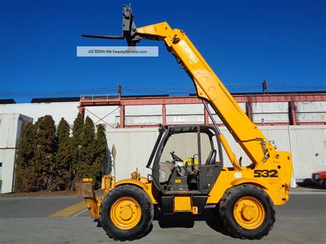 Jcb 532 7, 000lbs 40ft Height Telescopic Telehandler Boom Lift Forklift Truck 4x4