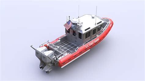 Coast guard rescue boat model - TurboSquid 1661057