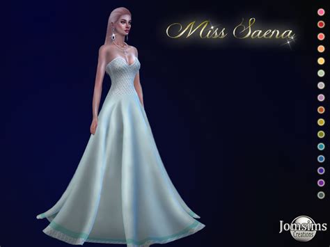 The Sims Resource - Miss Saena dress