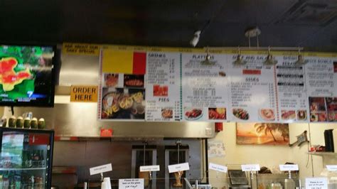 Menu at Taste of Jerusalem restaurant, Fairborn