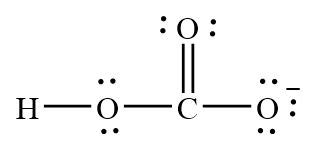 Hydrogen Carbonate Lewis Structure