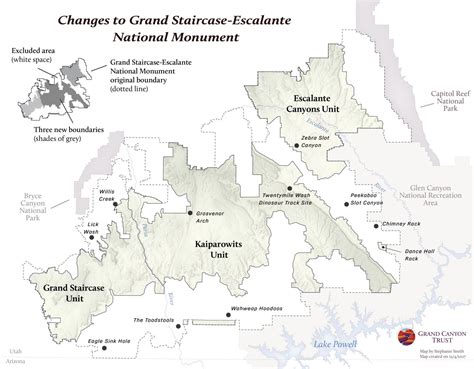 Changes to Grand Staircase-Escalante National Monument Map | Grand ...