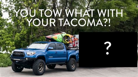 Toyota Tacoma Towing Tips - YouTube