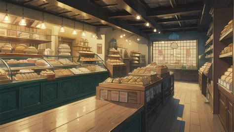 Bakery General Store Graphic Novel Anime Manga Wallpaper 32492821 Stock ...