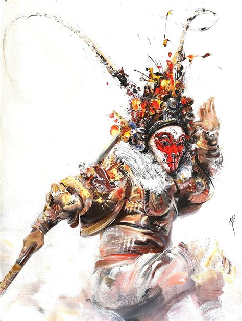 Sun WuKong by Y Deng, 2020 | Painting | Artsper