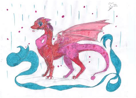 Pink dragon by goina on DeviantArt