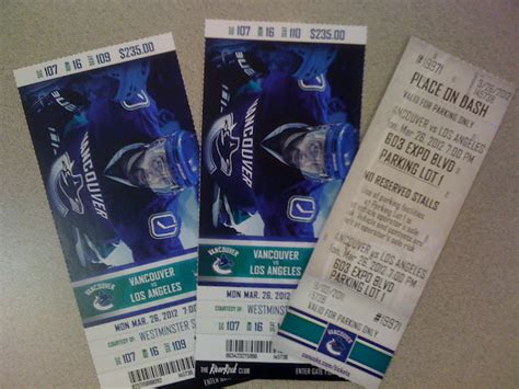 Awesome Vancouver Canucks Ticket Give Away!! — The Tiny Light Foundation