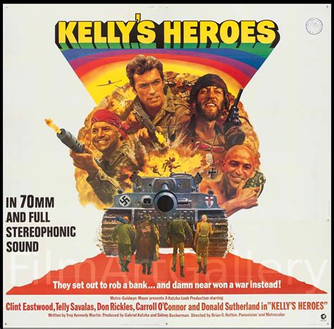 Kelly's Heroes Movie Poster | 6 Sheet (81x81) Original Vintage Movie Poster | 7903