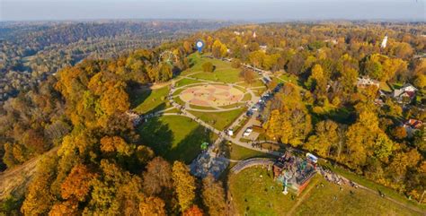 Golden Autumn in Sigulda | Aerial Tour - LATVIA INSIDE VR - Discover Latvia in virtual reality