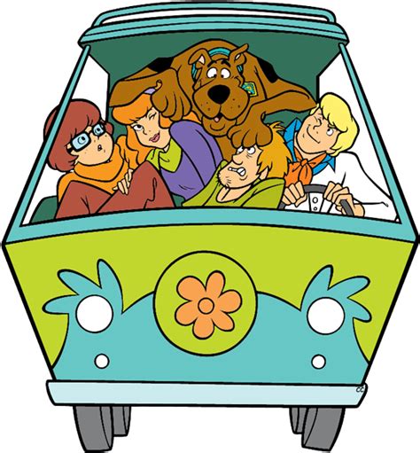 Mystery - Scooby Doo Gang Mystery Machine Clipart - Full Size Clipart (#271330) - PinClipart