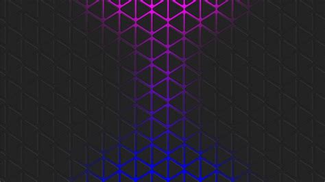 Premium Vector | Dark triangle pattern with purple and blue gaming light